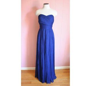 Jcrew Blue Arabelle dress in Dark Cove. Size 0.